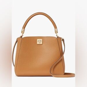 Kate Spade Tan Satchel with Gold Accents